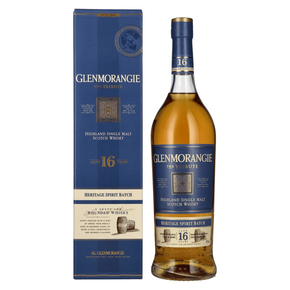 [DX7204] Škotski viski The Tribute 16 y Glenmorangie poklon kutija 1 L