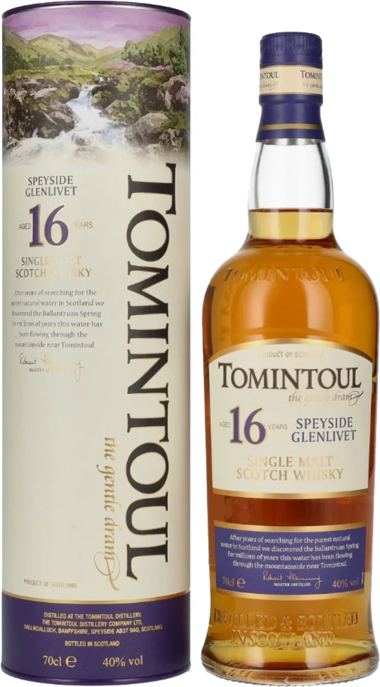 [DX5867] Škotski viski Tomintoul 16 poklon kutija 0,7 L