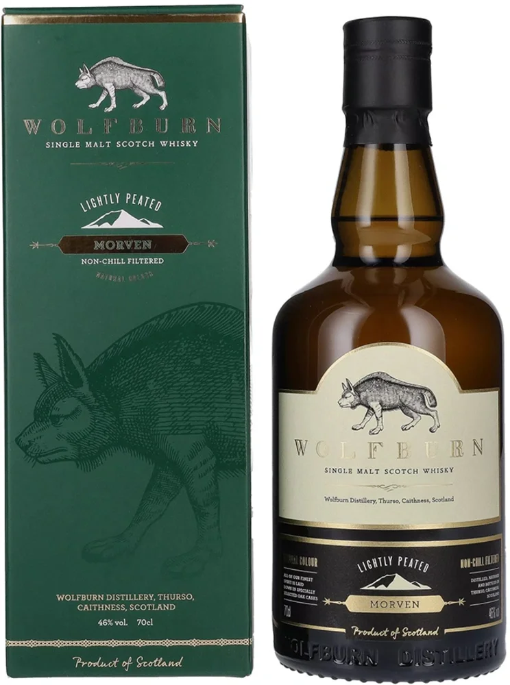 [DX2107] Škotski viski Wolfburn Morven Single Malt poklon kutija 0,7 L