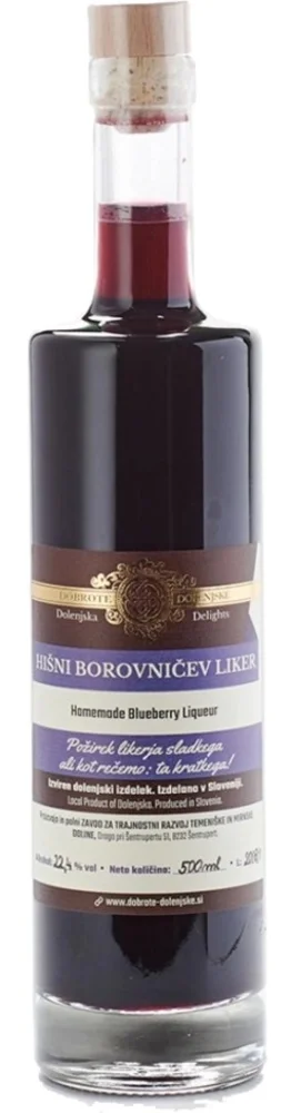 [DX7372] Domaći liker Borovničevac 0,5 L