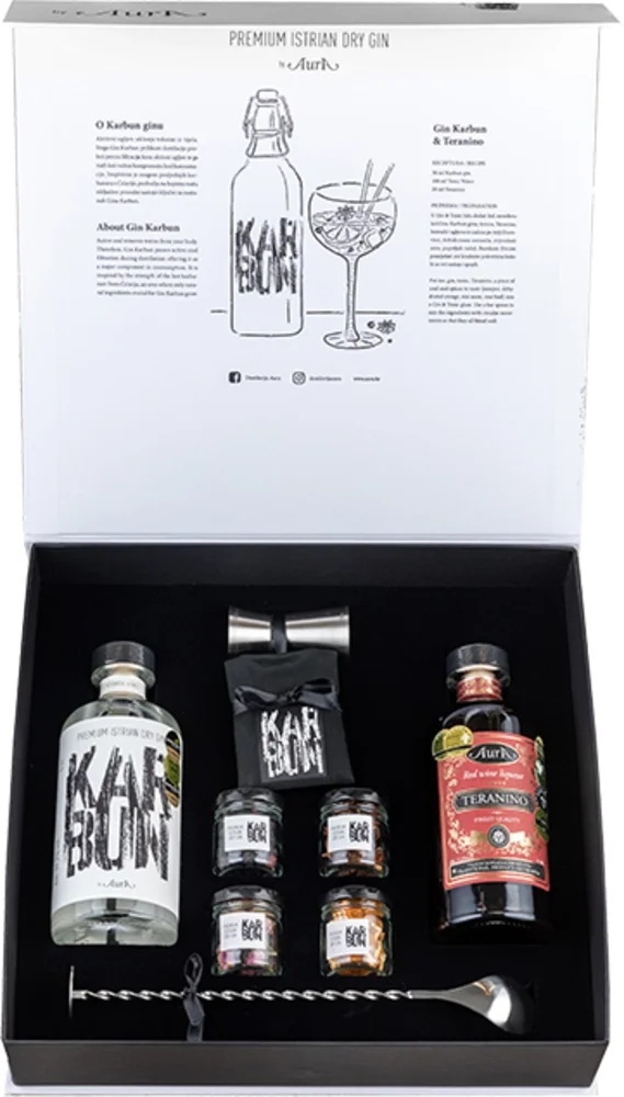 [DX3415] Gin Box s Teraninom Aura 2 x 0,5 L